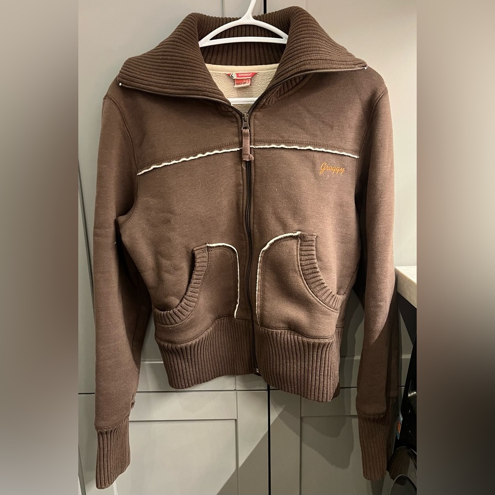 VTG Y2K GROGGY ZIP UP SZ M
